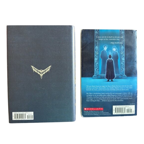 Harry Potter 📚 Lot of 2 Books 📚 Sorcerer's Stone 📚 Fantastic Beasts - Picture 2 of 6